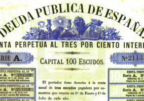 Obligación emitida por el Reino de España en el siglo XIX