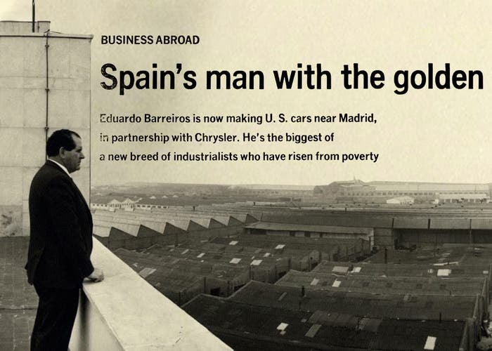 La historia de Eduardo Barreiros es una historia de éxito empresrial