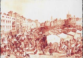 Norwich Marketplace - John Sell Cotman (1806)