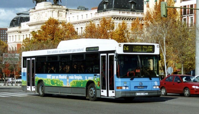 Autobuses ecológicos en Madrid