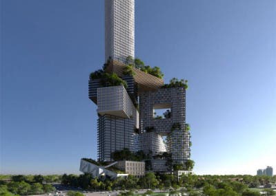 Rascacielos ecológico