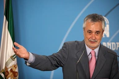 Presidente de la junta de Andalucía Jose antonio Griñán