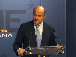 Luis de Guindos, ante el Eurogrupo
